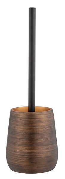 WENKO - Brosse WC - Polyresine - Palena - Bronze - 37cm - large