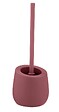 WENKO - Brosse WC céramique Badi Vieux rose - nettoyage rebords - vignette