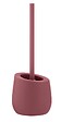 WENKO - Brosse WC céramique Badi Vieux rose - nettoyage rebords - vignette