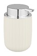 WENKO - Distributeur savon plastique Agropoli Blanc crème 250 ml - vignette