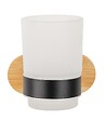WENKO - Turbo-Loc Porte gobelet Uno Orea Bamboo - vignette