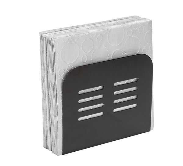 WENKO - Porte-serviettes Baco noir BO - large