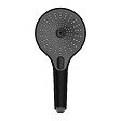 WENKO - Pommeau de douche - 3 fonctions - Noir - vignette