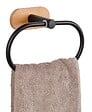 WENKO - Anneau porte-serviettes bambou acier Orea - vignette