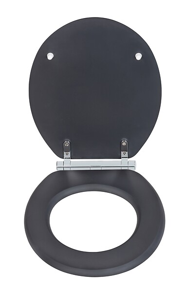 WENKO - Abattant WC MDF - Morra - Anthracite Mat - Easy-Close - large
