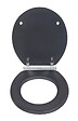 WENKO - Abattant WC MDF - Morra - Anthracite Mat - Easy-Close - vignette