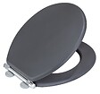 WENKO - Abattant WC MDF - Morra - Anthracite Mat - Easy-Close - vignette