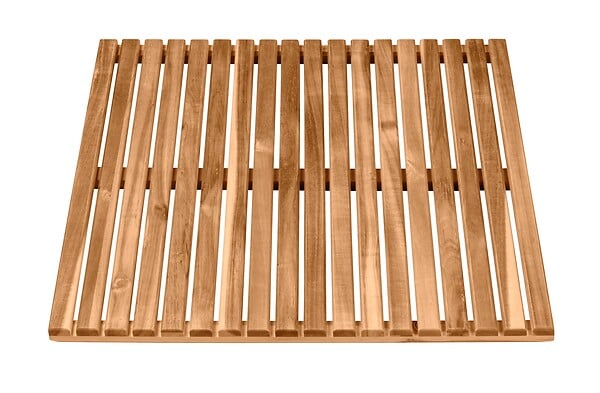 WENKO - Caillebotis bois d'acacia In-Outdoor 55x55 FSC - large