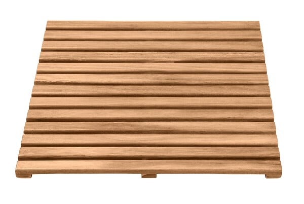 WENKO - Caillebotis bois d'acacia In-Outdoor 55x55 FSC - large