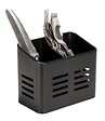 WENKO - Panier à couverts Baco - Noir mat - vignette