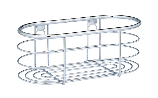 WENKO - Étagère droite Trestina inox - Argent brillant - 26cm - large