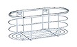 WENKO - Étagère droite Trestina inox - Argent brillant - 26cm - vignette