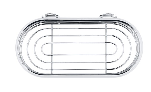 WENKO - Étagère droite Trestina inox - Argent brillant - 26cm - large