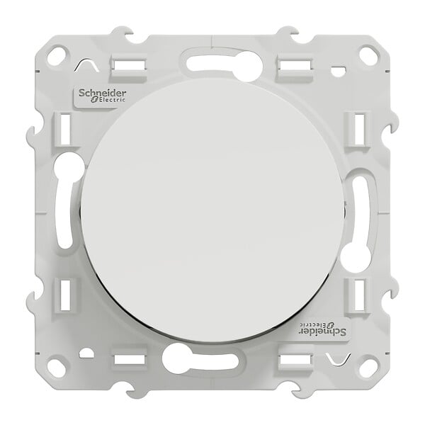 SCHNEIDER ELECTRIC - Odace - Va-et-vient lumineux 10A - Blanc - large