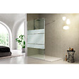 KASSANDRA - Paroi de douche fixe FRESH verre sérigraphié 100 cm - vignette