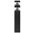 LUMIHOME - Potelet LED Pyramide acier inox noir - 1000lm - vignette