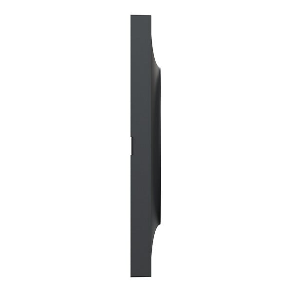 SCHNEIDER ELECTRIC - Odace Styl -  plaque anthracite - 3 postes horiz.-vert. entraxe 71mm - large