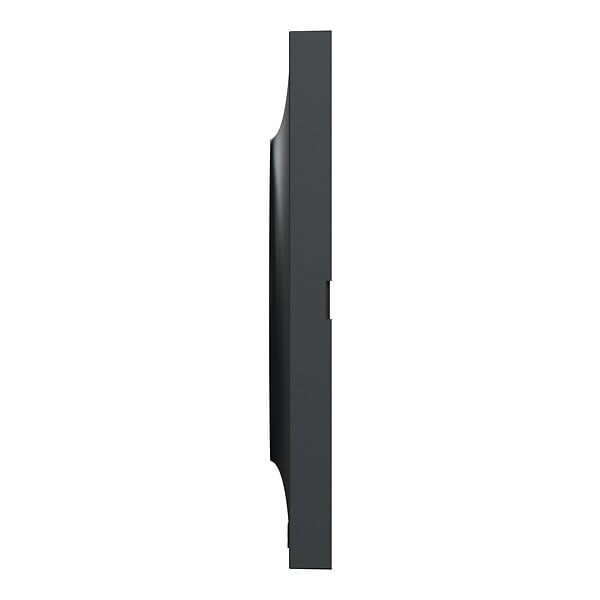 SCHNEIDER ELECTRIC - Odace Styl -  plaque anthracite - 3 postes horiz.-vert. entraxe 71mm - large