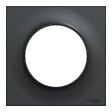 SCHNEIDER ELECTRIC - Odace Styl -  plaque anthracite - 1 poste - vignette