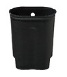 5 FIVE SIMPLY SMART - Poubelle de salle de bain en métal Noir Soft Close 6 L - vignette