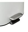 5 FIVE SIMPLY SMART - Poubelle de salle de bain en métal Blanc Soft Close 6 L - vignette