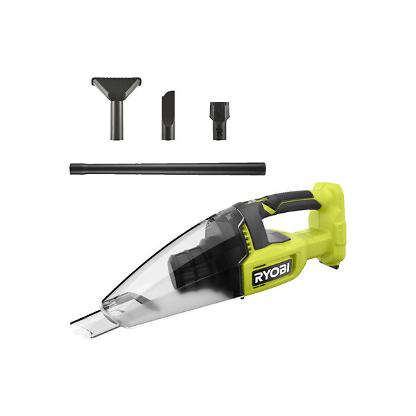 RYOBI - Pack RYOBI - Aspirateur à main RHV18-0 - 18V One+ - 600ml - Sans batterie ni chargeur - Kit 4 accessoires pour aspirateur - RAK04FC - large