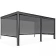 OVIALA - Pergola bioclimatique adossée 3x6m et 4 Stores 2,66 x 2,34m - Oia - vignette