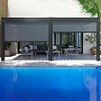 OVIALA - Pergola bioclimatique adossée 3x6m et 4 Stores 2,66 x 2,34m - Oia - vignette