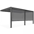 OVIALA - Pergola bioclimatique adossée 3x6m et 2 Stores 2,66 x 2,34m - Oia - vignette