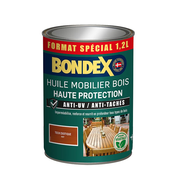 BONDEX - Bondex huile mobilier teck mat 1.2l - large