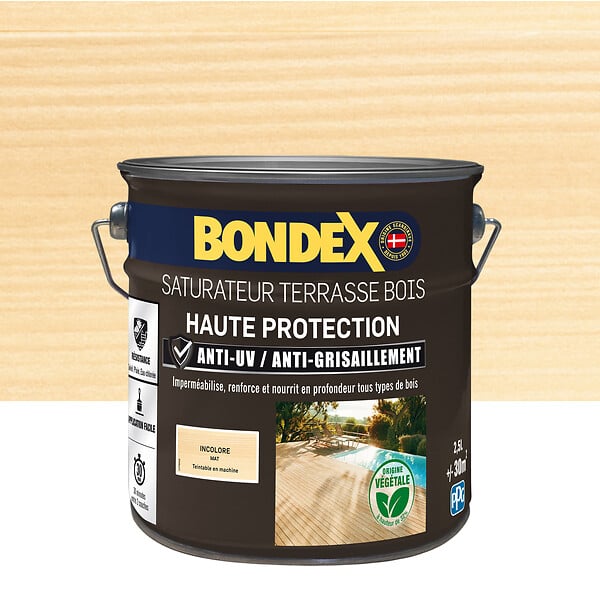 BONDEX - Bondex saturateur - Incolore - Mat - large