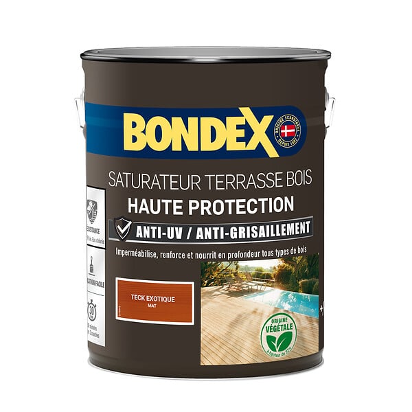 BONDEX - Bondex saturateur teck - Mat - 5L - large