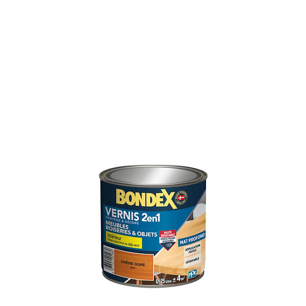 BONDEX - Bondex vernis mat chene dore 0.25l - large