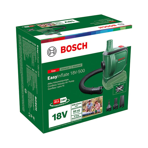BOSCH - Pompe à air sans fil EasyInflate 18V-500 - Débit 530 L/min - large