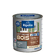RIPOLIN - Peinture bois microporeuse satinée - Gris-Bleu - 0,5L - vignette