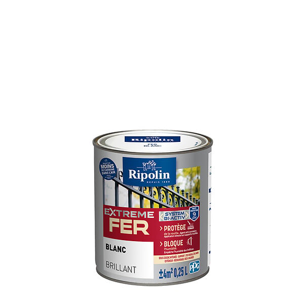 RIPOLIN - Ripolin ext fer bril blanc 0.25l - large