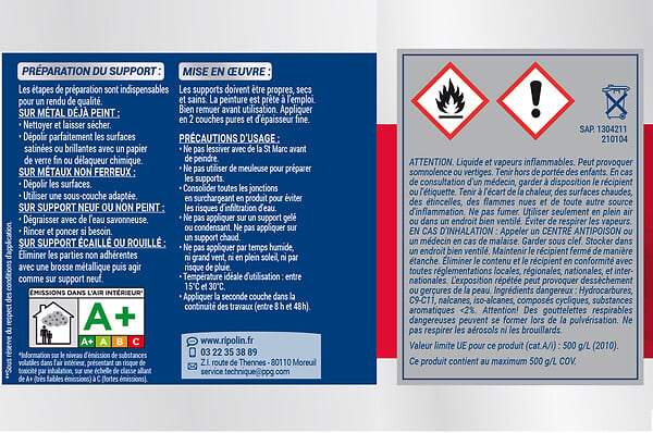RIPOLIN - Ripolin ext fer bril vt basq 0.25l - large