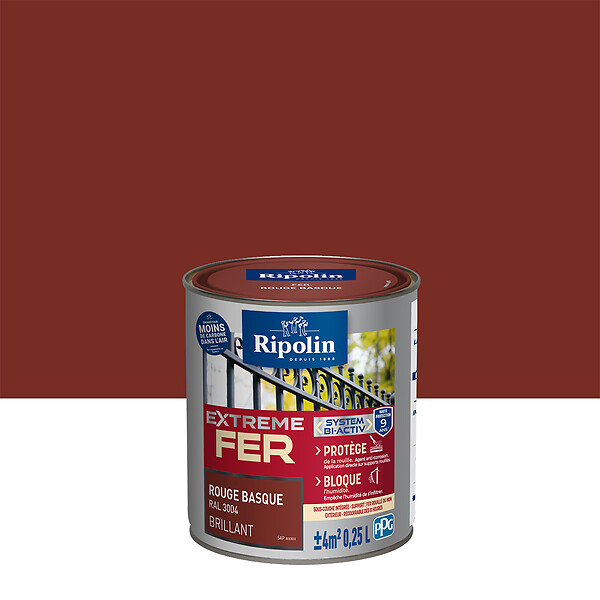 RIPOLIN - Ripolin xt fer r basq ral3004 0.25l - large