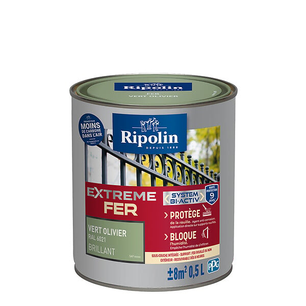RIPOLIN - Ripolin ext fer bril vt oliv 0.5l - large