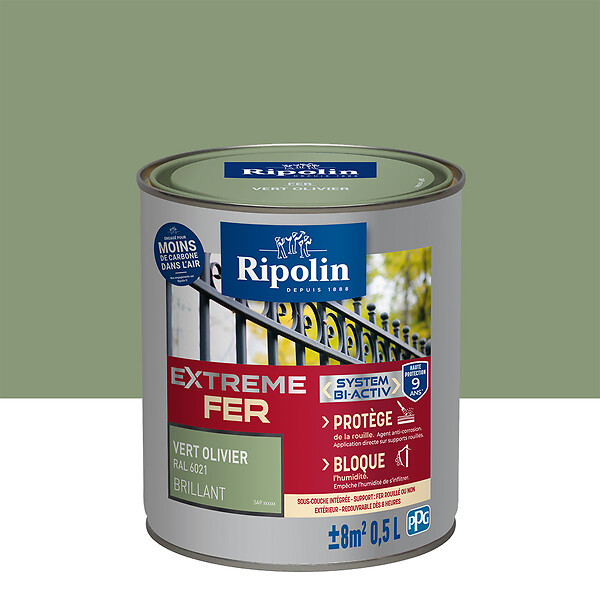 RIPOLIN - Ripolin ext fer bril vt oliv 0.5l - large
