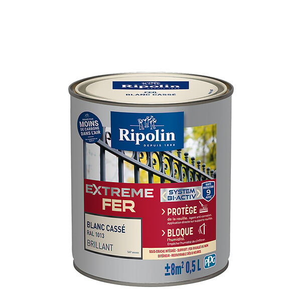 RIPOLIN - Ripolin xt fer b cas ral1013 0.5l - large
