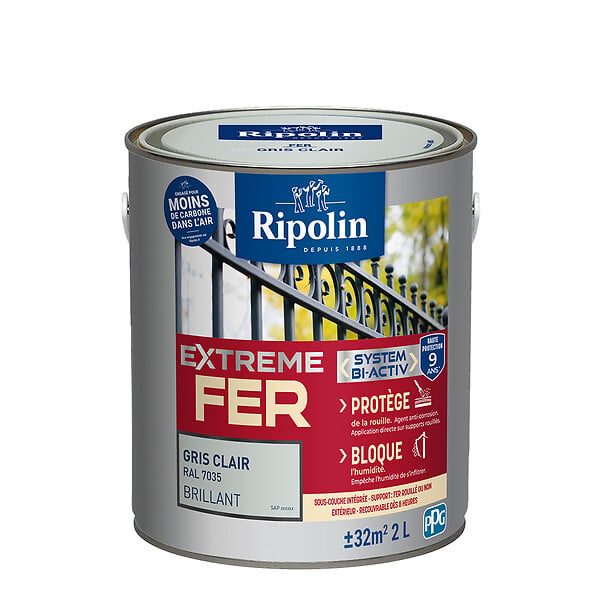 RIPOLIN - Ripolin ext fer brl gr clair 2l - large