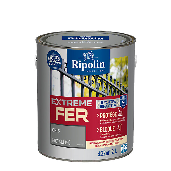 RIPOLIN - Ripolin ext fer metal gris 2l - large