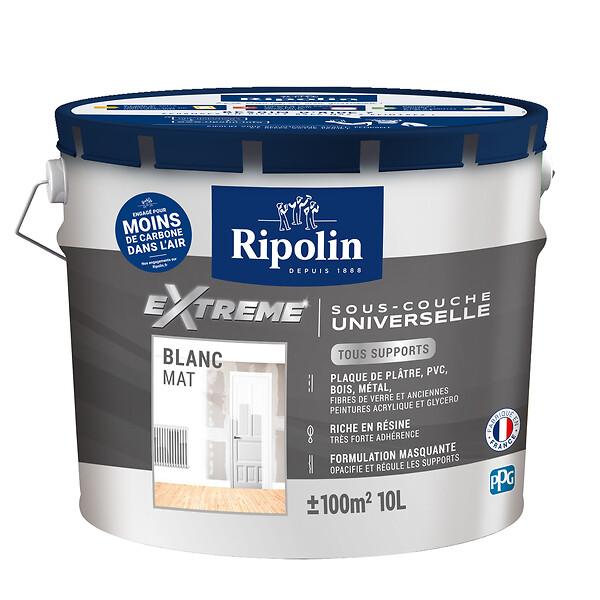 RIPOLIN - Sous-couche universelle Extrême Blanc Mat 10L - large