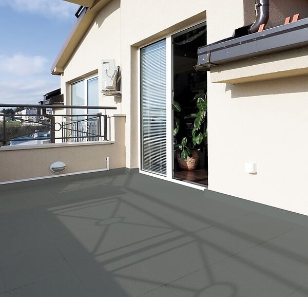 RIPOLIN - Revêtement anti-infiltration terrasse balcon - Gris - 5L - large