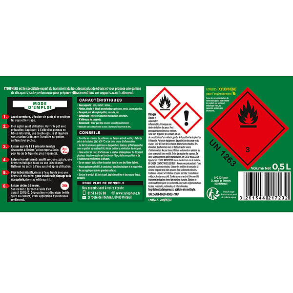 XYLOPHENE - Decapant gel universel Pot 0.5l - large