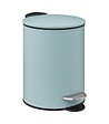 5 FIVE SIMPLY SMART - Poubelle de salle de bain en métal Bleu artic Soft Close 3 L - vignette