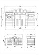 TIMBELA - Abri de Jardin en Bois Naturel - H246x418x220 cm /8 m² - M332 - vignette