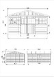 TIMBELA - Abri de Jardin en Bois Naturel - H246x418x522 cm / 20 m² - M333 - vignette