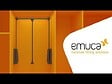 EMUCA - Penderie rabattable pour armoire Hang, 450 - 600, Chromé, Acier et Plastique. - vignette